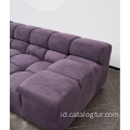 INS populer desain sofa set termasuk meja teh ruang tamu furniture set mewah hotel sofa sofa rumah Modern cahaya mewah